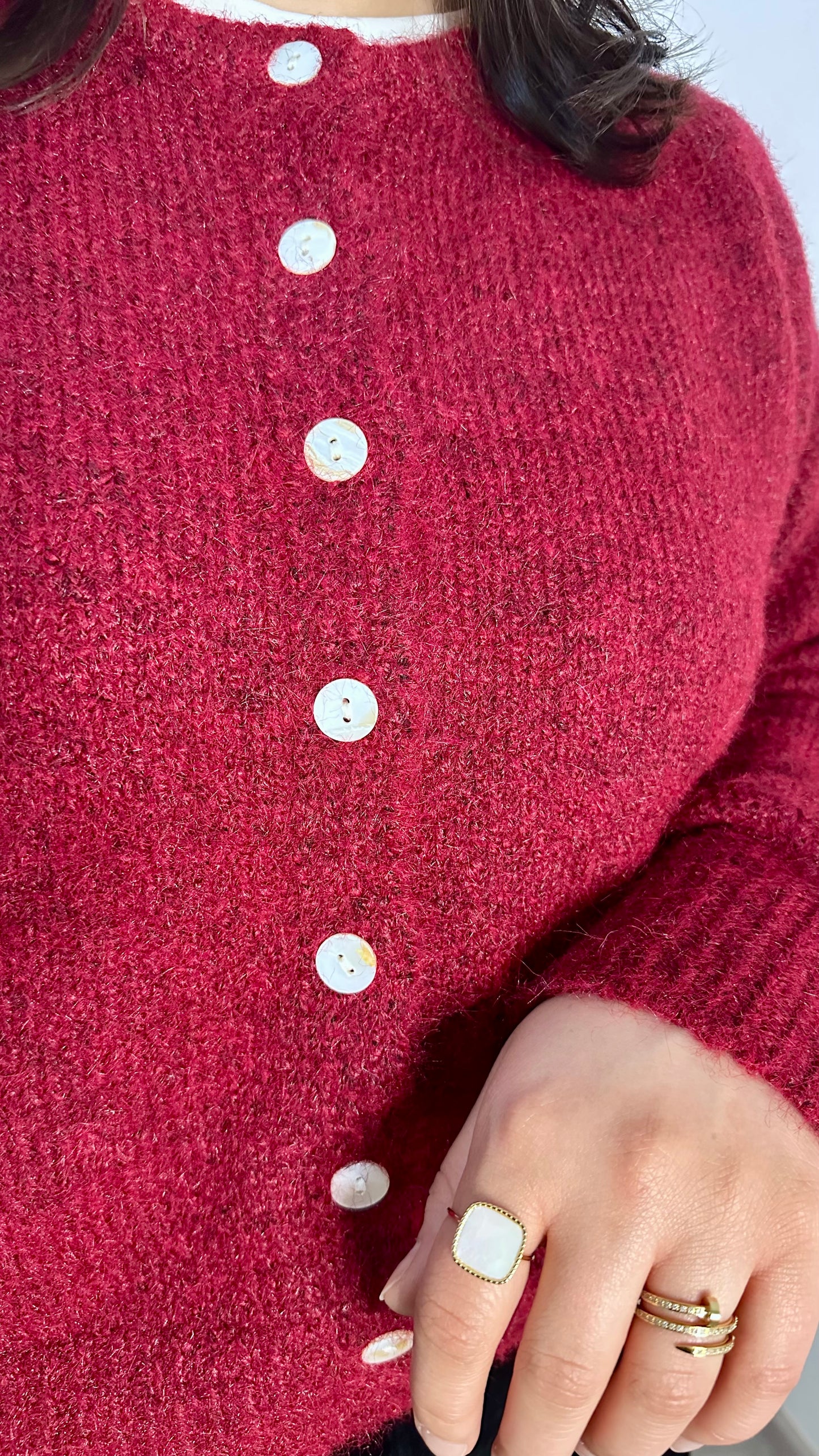 SLEEVELESS KNITTED VEST