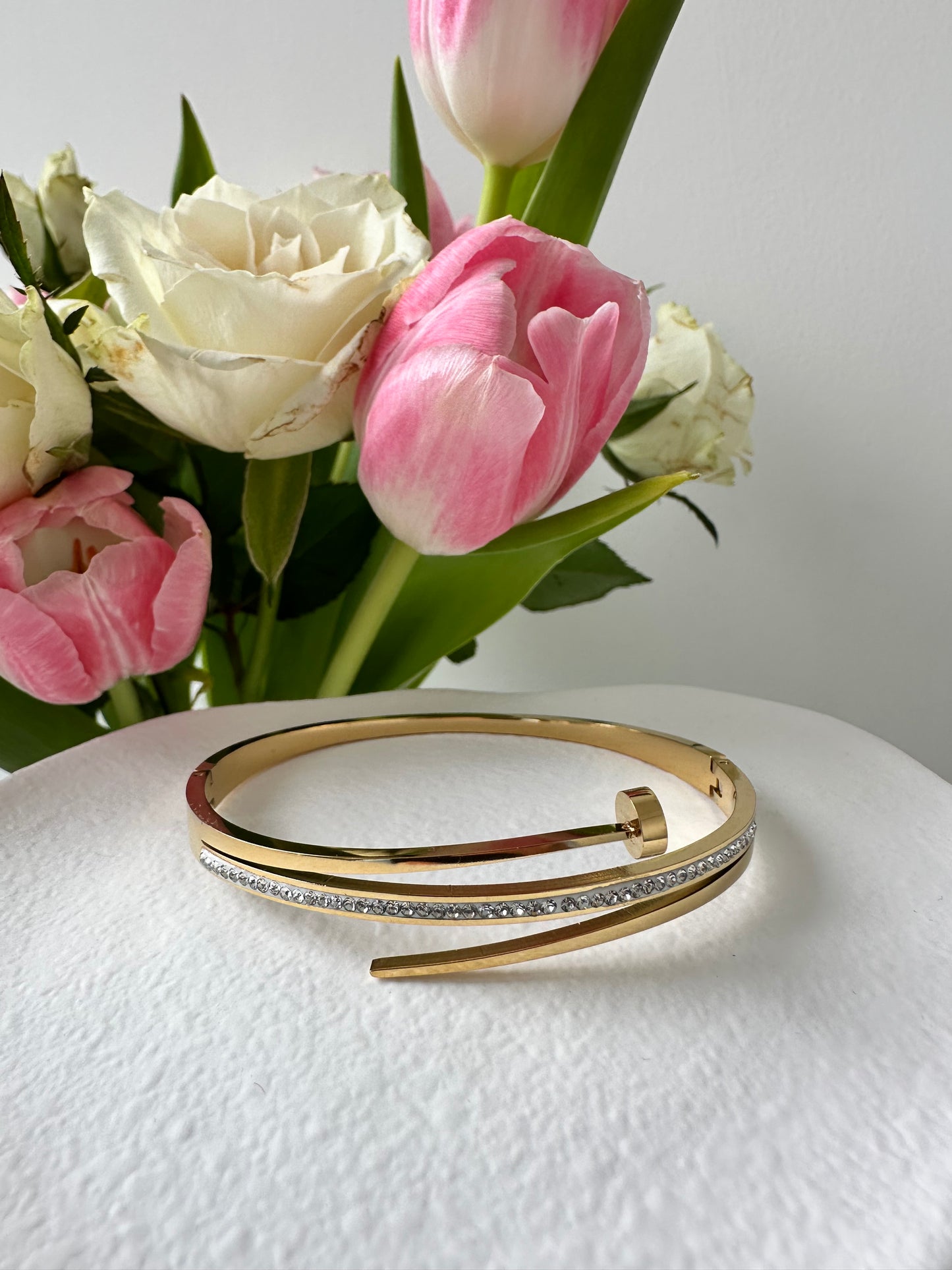 INFINITY BANGLE BRACELET