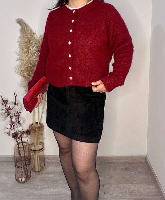 ÄRMELLOSE STRICKWESTE