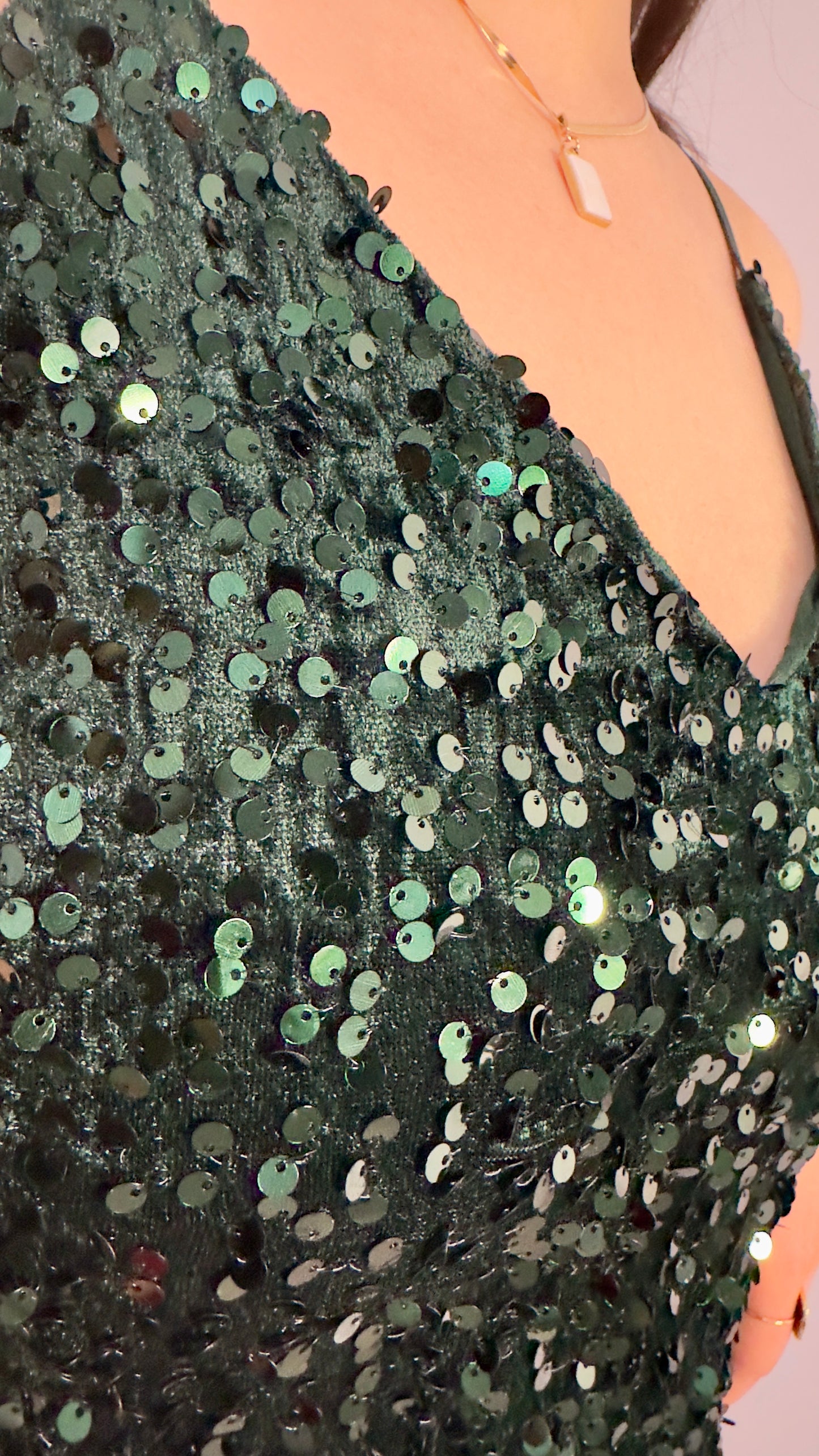ROBE LONGUE EN VELOURS