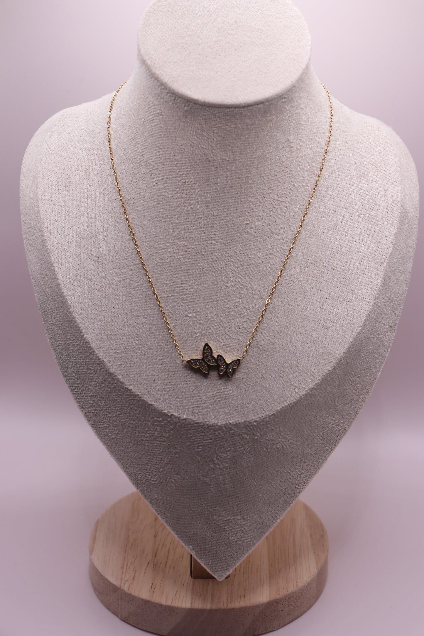 COLLIER DOUBLE PAPILLON
