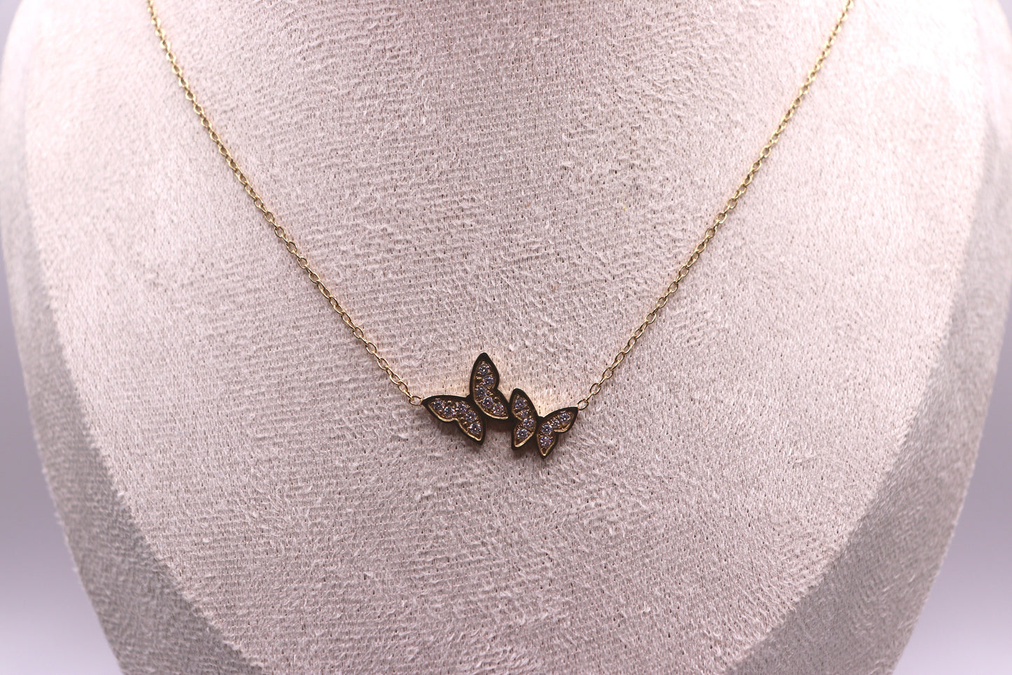 COLLIER DOUBLE PAPILLON