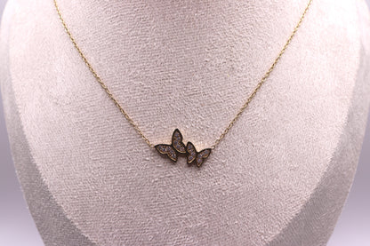 COLLIER DOUBLE PAPILLON